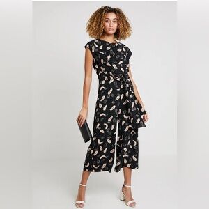 INWEAR Sz 16 Windy Petals Wide Leg Jumpsuit Floral Ruffle Sleeves NEW WITH TAGS